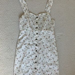 American Eagle floral button down dress